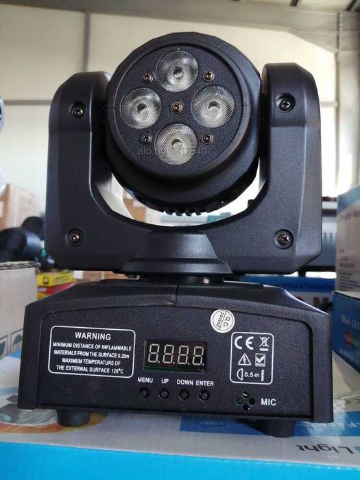 Украса moving head 7 лед въртяща глава диско ефект сценично осветление