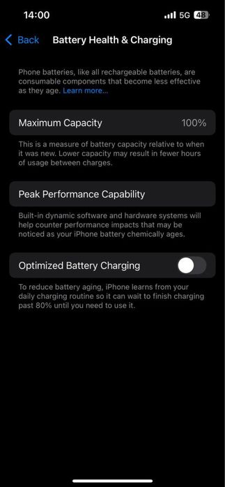 iphone 11 100% 128gb