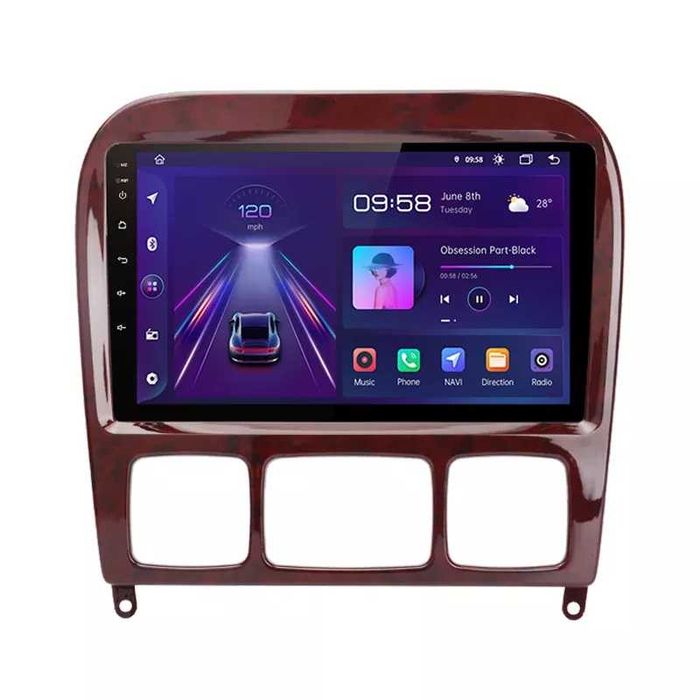 Navigatie Dedicata Mercedes S-Class (1998-2005), 9Inch, BT,Carplay