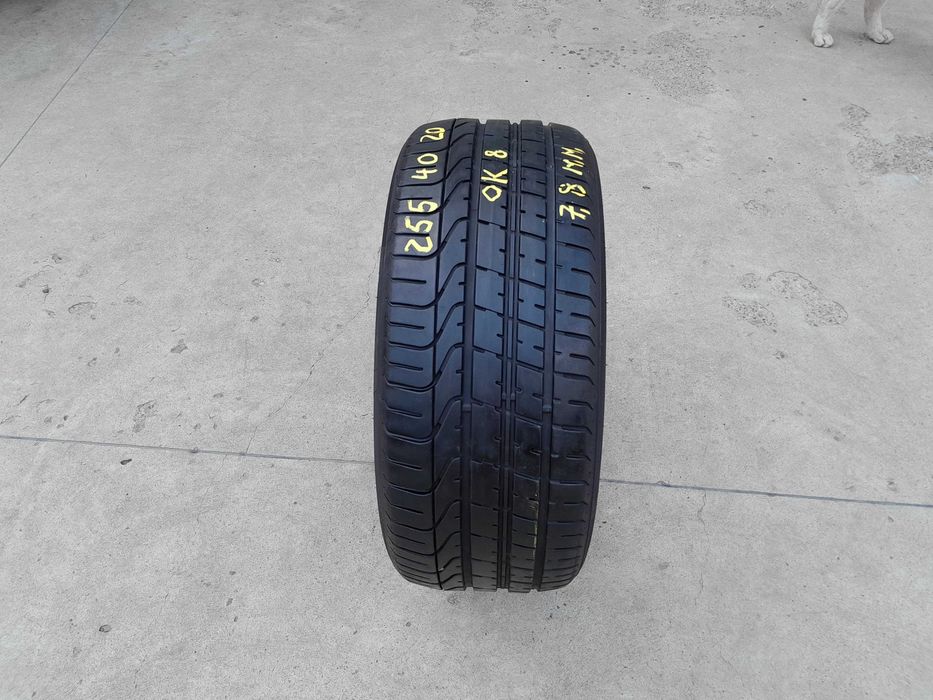 O anvelopa vara 255 40 20 pirelli p zero profil de 7,8 mm