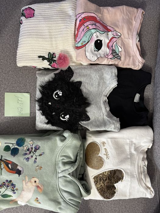 Сет детски дрехи момиче 86 - 140 HM Zara Primark Pepko