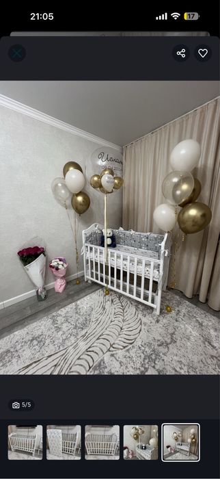 Срочно продам детскую кроватку