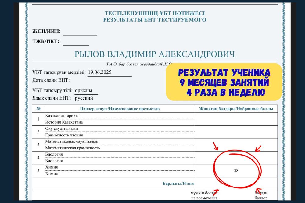Репетитор по химии.
