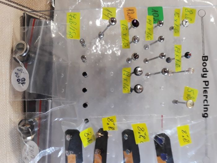 Обици медицинска стомана