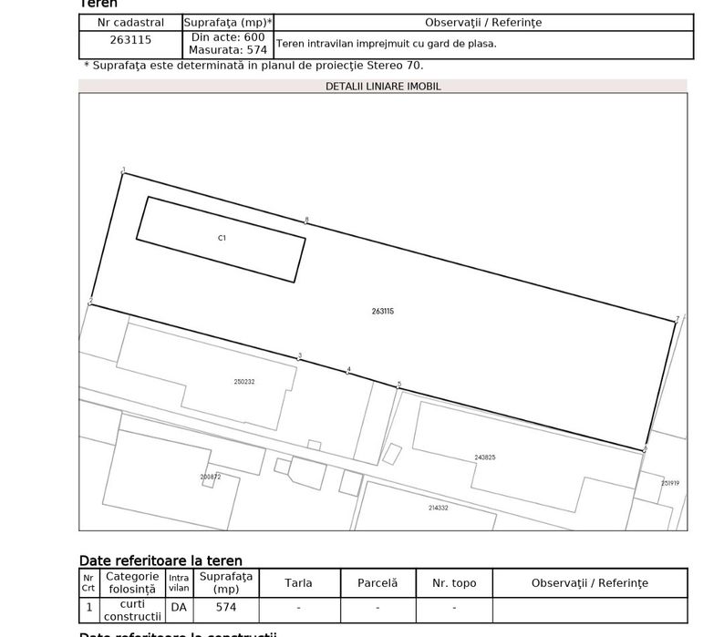 Teren + casa batraneasca in Km 5