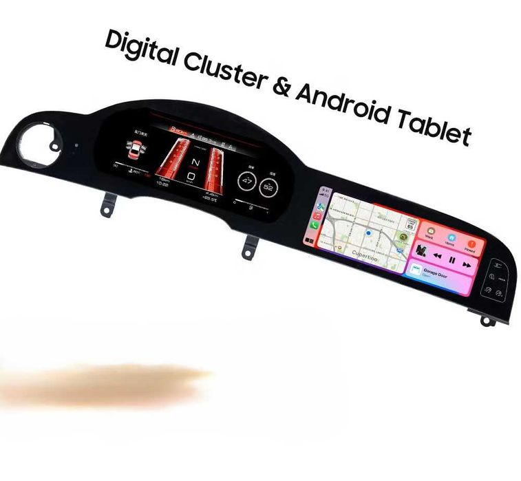 Navigatie auto Audi A6 C6 Dual Screen,ecran+cokpit digitatal 8G+128GB