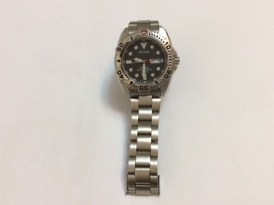 Ceas Pulsar subacvatic Diver Water Resist 200m,otel inoxidabil data zi