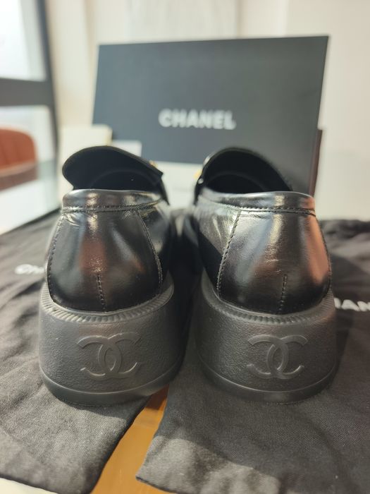 Pantofi Chanel 37.5, piele naturala vițel, autentici