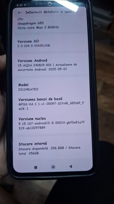 Smarphone xiaomi redmi note 13  256gb ram