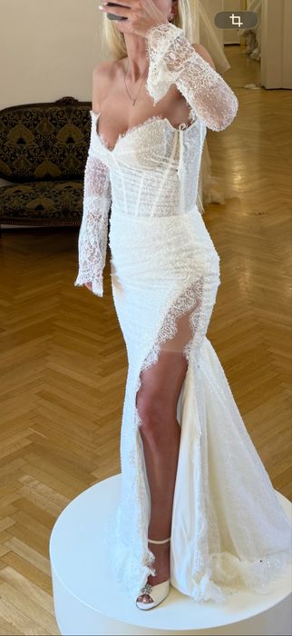 Rochie de mireasa Esposa Bridal Boutique + voal dantela chantilly !