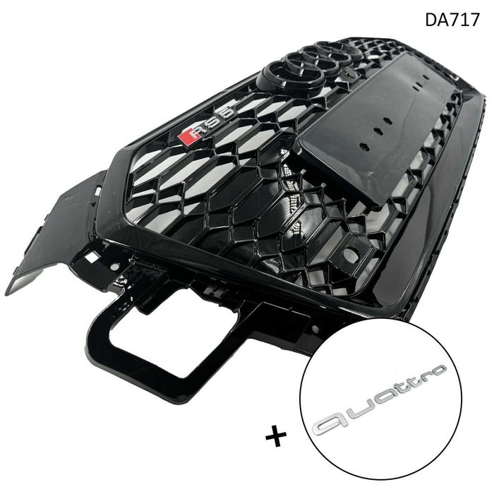 Предна RS решетка за Audi A5 RS5 20-23 пчелна пита черна грил ауди а5