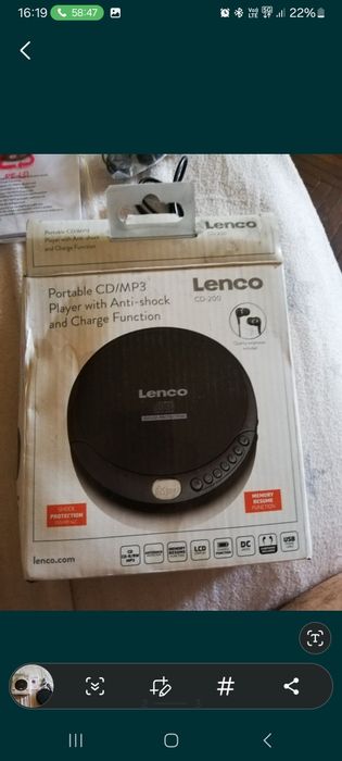Vand  cd portabil lenco