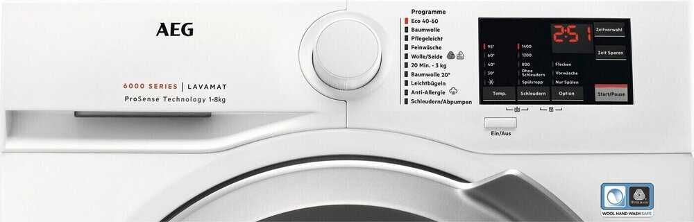 Пералня AEG L6FA48FL 8кг.