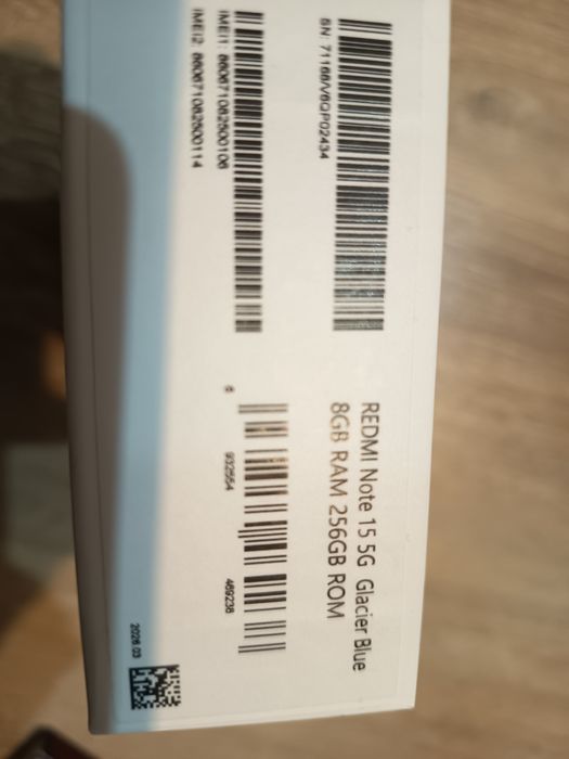 Telefon nou sigilat,,redmi note 15,5g
