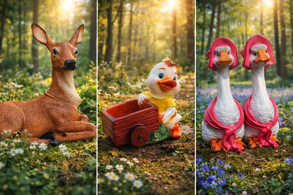 Садовые фигурки , ручная работа