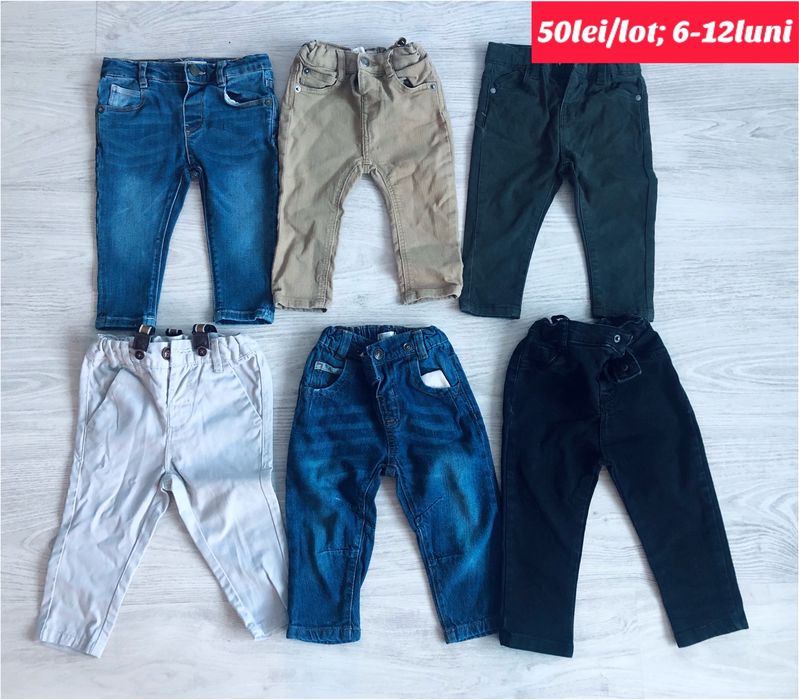 Vand haine bebelus diverse (salopete, body, pantaloni, bluze etc)