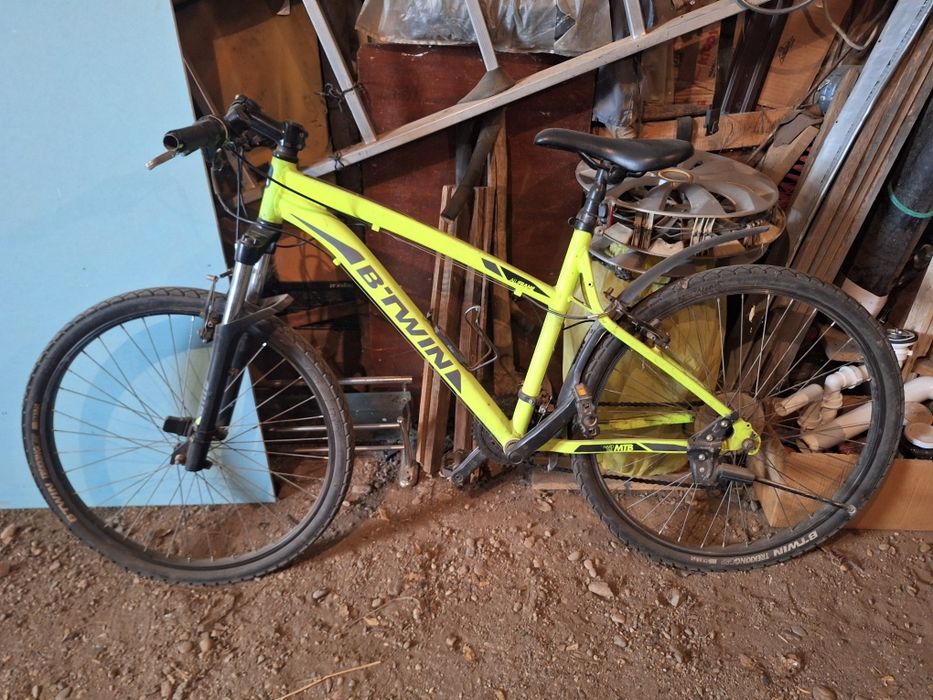 Bicicletă MTB B'Twin Rockrider 340 Decathlon – 26" Verde Neon