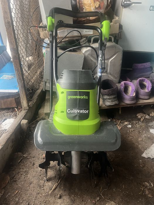 Культиватор электрический Greenworks