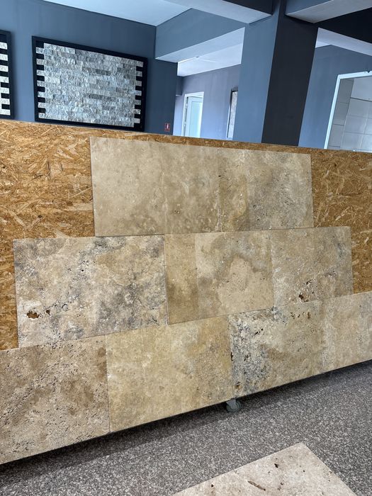 PROMOTIE!! Travertin rustic 1,2 French Set