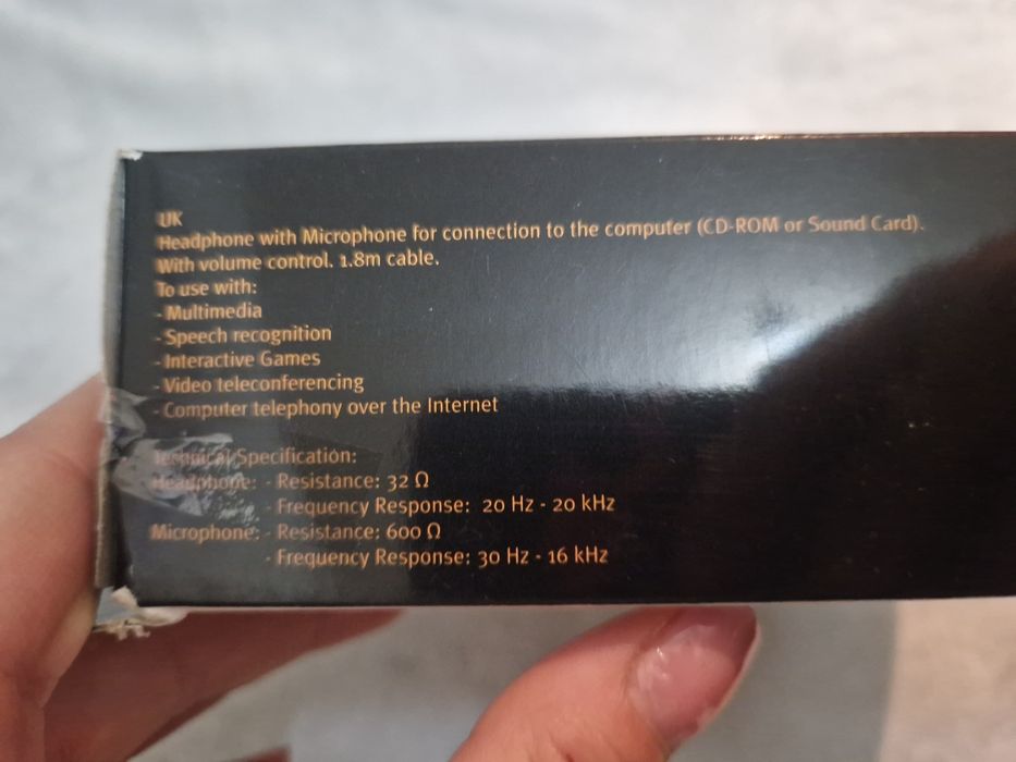 Casti cu microfom Strereo headset with volume control