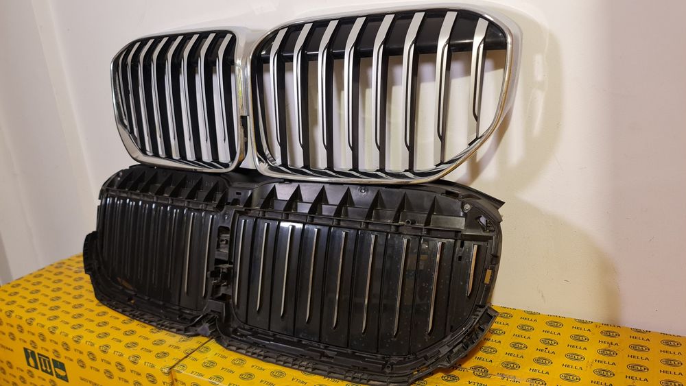 Grila activa hota clapete deflector aer trager  BMW 7 G11 G12 facelift