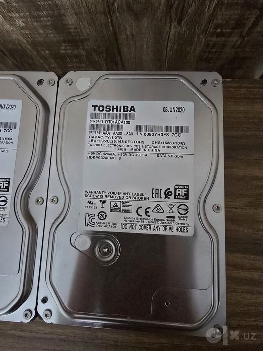 HDD (хард) TOSHIBA 1tb