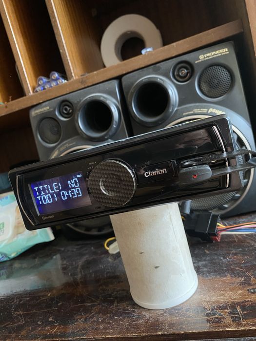 CLARION FZ502E - УНИКАТ & РЯДЪК МОДЕЛ - BLUETOOTH, USB, Радио плеър за кола авто сд cd