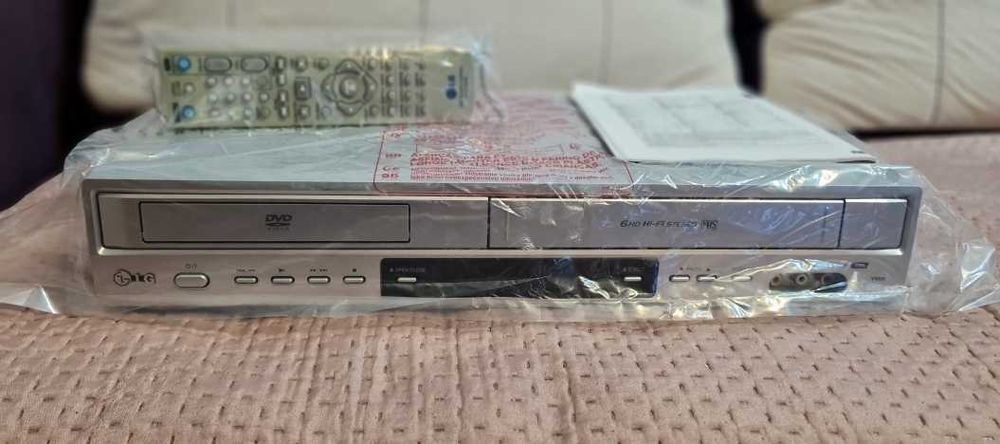 Video LG recorder VHS - DVD combo nou