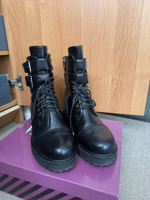 Кожаные ботинки весна/осень