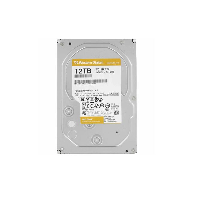 | Жесткий диск HDD 12TB WD Gold WD122KRYZ SATA III 7200rpm