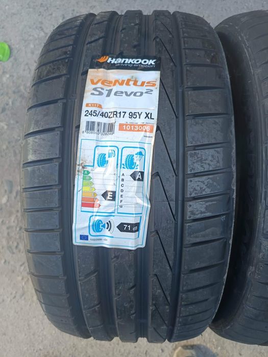 245/40/17 2броя Hankook VentusS1Evo².Гумите са чисто нови!!