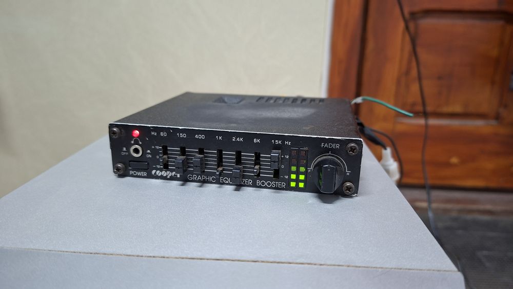 Egalizator grafic Cooper Graphic Equalizer Booster auto vintage
