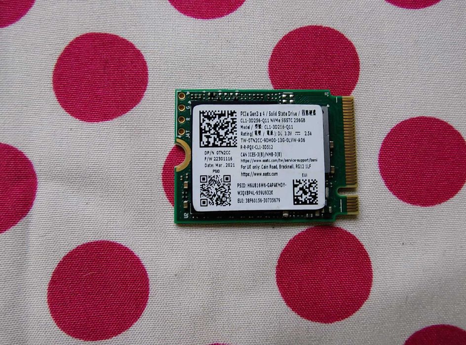 SSD M.2 LiteOn CL1-3D256-Q11 256GB M.2 2230 NVME, 40% viata.