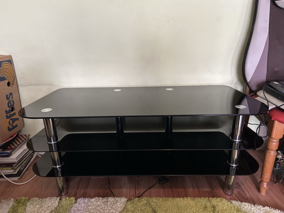 Comoda TV masa televizor din sticla securizata