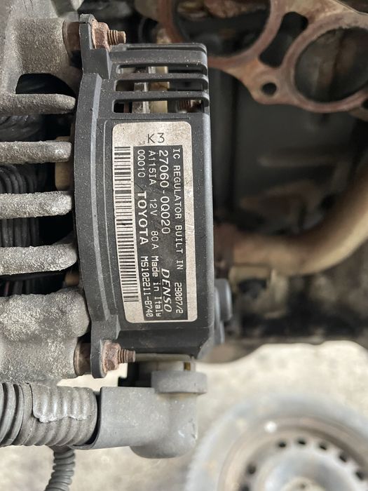 Динамо алтернатор peugeot 107 citroen c1 toyota aygo 1.0 i