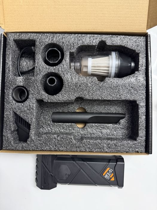 Преносима USB духалка/прахосмукачка с функция Power Bank