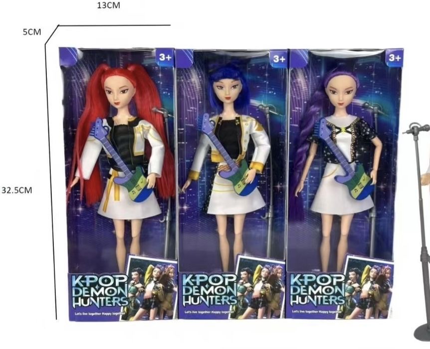 3 Кукли с аксесоари K-POP Demon hunters Rumi Кей Поп кукла 30см Руми