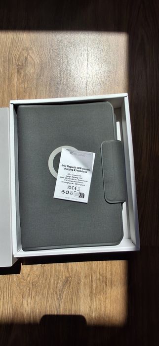 NOU Agenda A5 cu incarcator wireless 10W MagSafe Artic