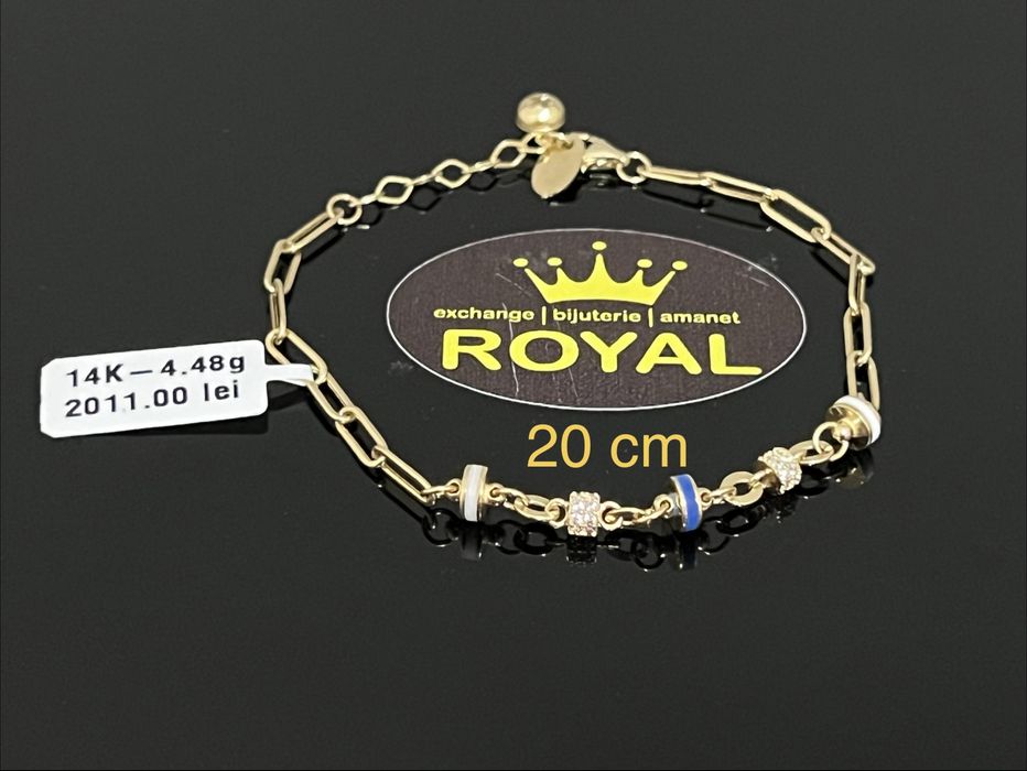 Bijuteria Royal CB ; Bratara dama aur 14k 585   4,48 gr