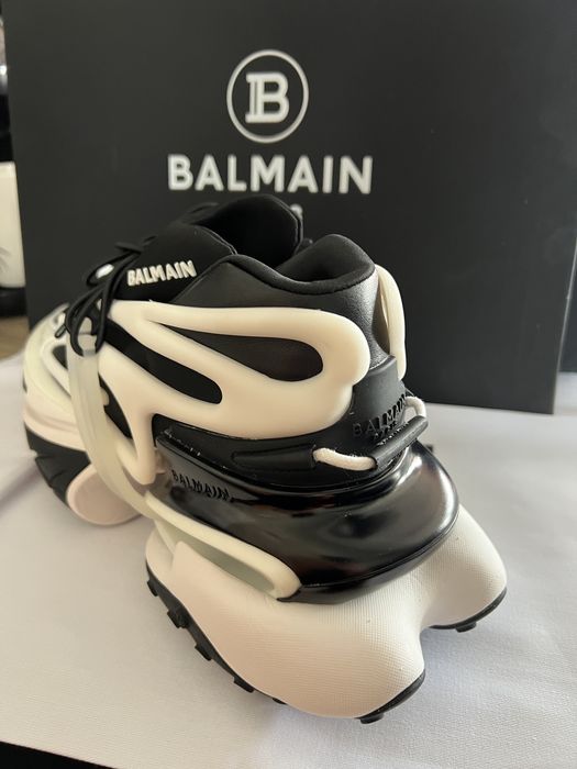 Adidasi Balmain Unicorn Black&White
