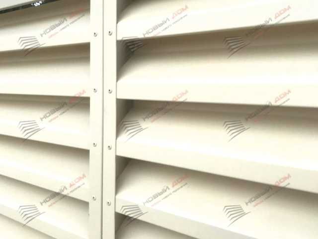 Забор жалюзи еврожалюзи