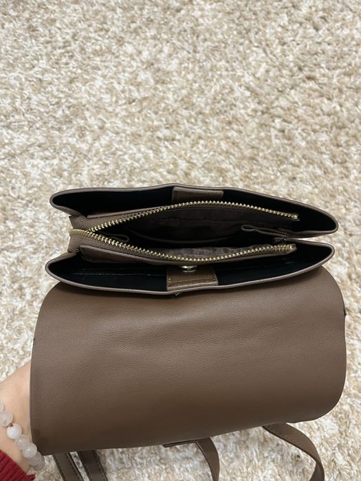 Рюкзак кожаный коричневый