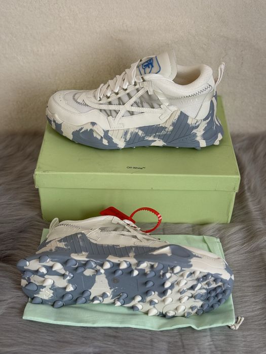 Sneakers Off-White Odsy-1000 Blue Marble Full Box[Verificare Colet]New