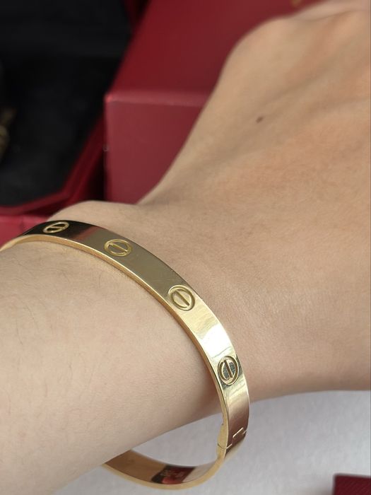 Золотой браслет Cartier 750 пробы