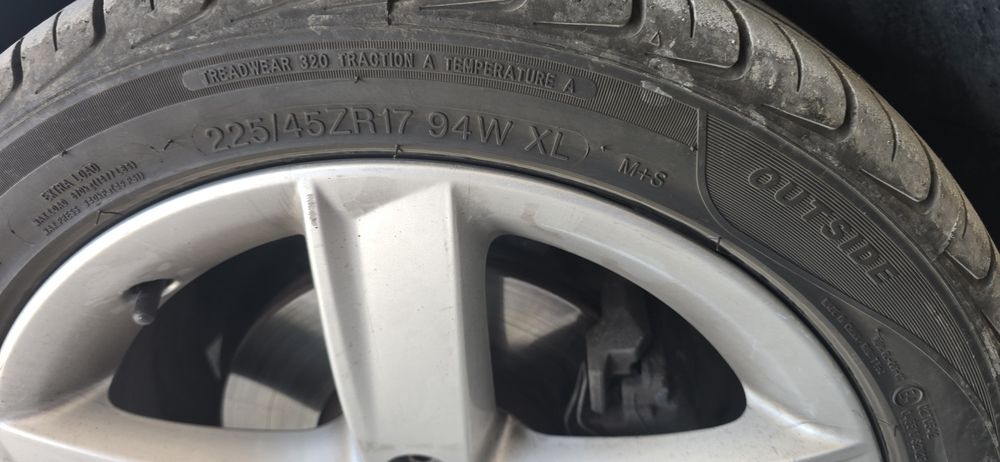 Жанти 5x112  vw audi 225 45 17 4x