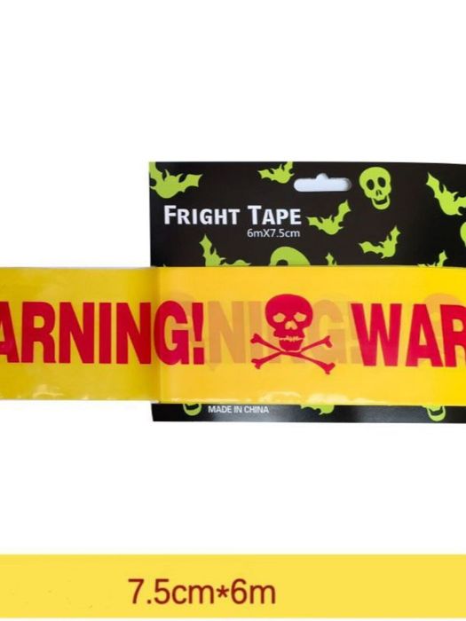Декоративная лента "СТОП WARNING!"