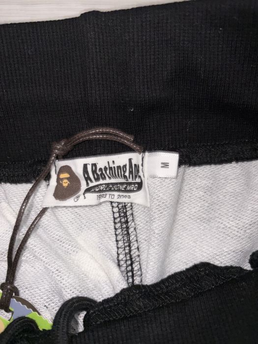 Bape Shark "Glow in the Dark" Black Camo Shorts