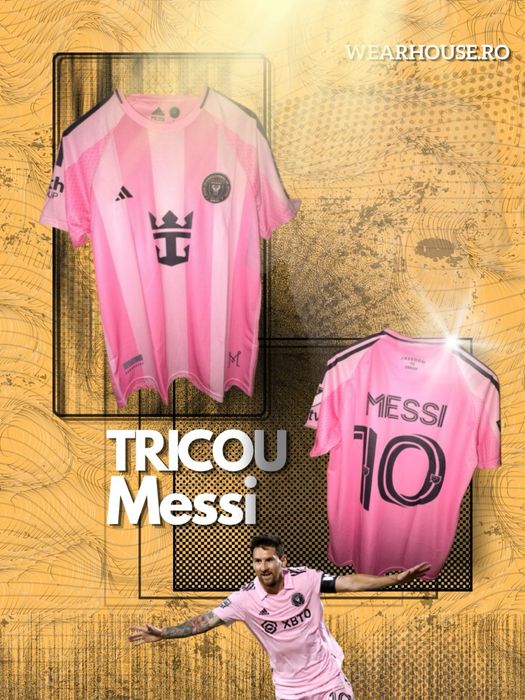 Tricou Messi - Inter Miami Roz