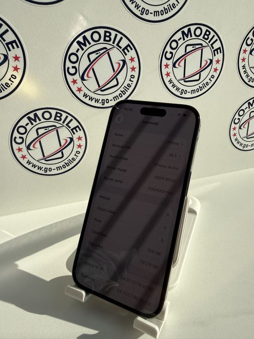 iPhone 14 Pro - 256GB - 85% - Mov - Garantie