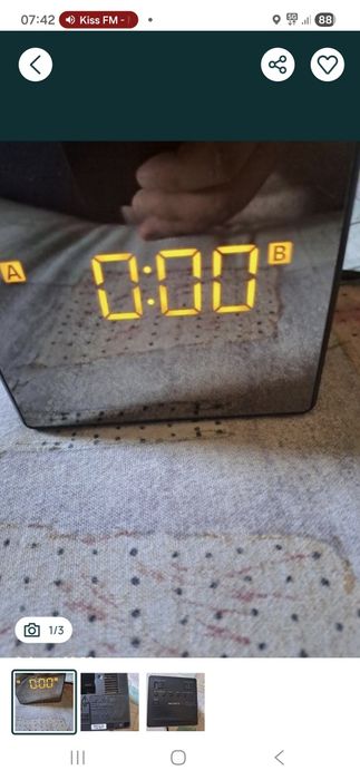 Vand  radio ceas sony